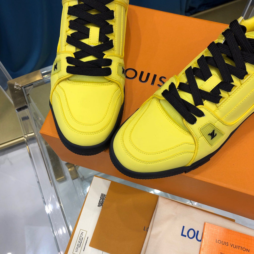 Louis Vuitton LV Trainer 'Black Yellow' – Showroom LA