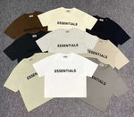 Fear of God Essentials Boxy T-Shirt Applique Logo 'Navy'