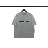 Fear of God Essentials Boxy T-Shirt Applique Logo 'Cement'