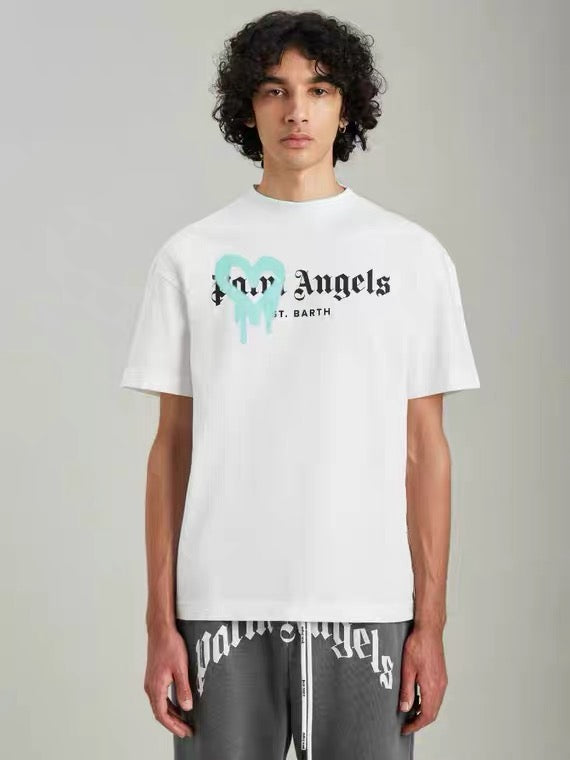 Palm Angels Black Sprayed Logo LA T-Shirt - ShopStyle