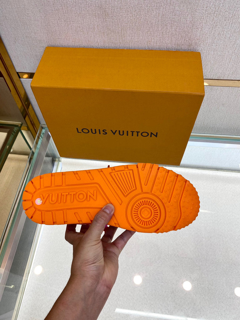 LV TRAINER MAXI new candy fat shoes orange Louis Vuitto