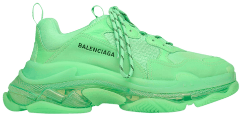 Balenciaga Triple S Sneaker 'Clear Sole - Neon Green'