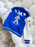 Louis Vuitton Oz Varsity Jacket (SS19) Blue/White Uomo - SS19 - IT