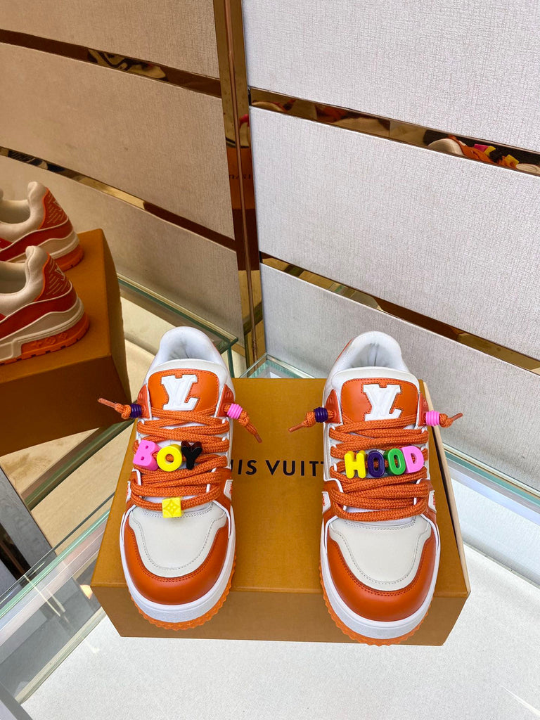 Louis Vuitton LV Trainer Maxi, Orange, 6.5