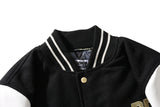 BAPE x OVO Varsity Jacket Black