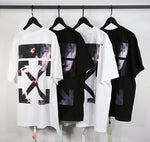 Off-White Oversized Fit Caravaggio Arrows T-shirt White/Multicolor