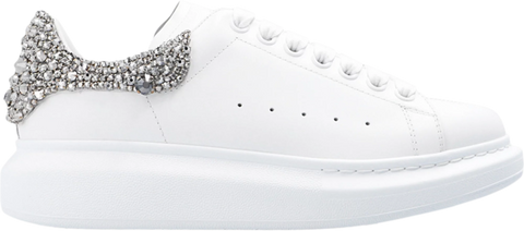 Alexander McQueen Oversized Sneaker 'White Silver Crystal'