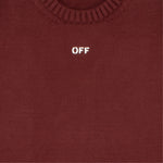 Off-White Diag Arrows Knit Sweater Olive / Orange