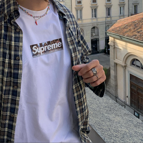 Supreme Milan Box Logo Tee White