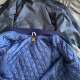Human Made Duck Navy Blue and Gray Varsity Jacket