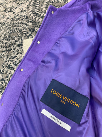 LOUIS VUITTON MULTI-PATCHES Mixed Leather Varsity Blouson Jacket $1,223.04  - PicClick