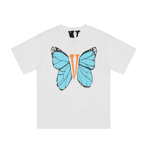 VLONE Blue Butterfly T-Shirt – Tenisshop.la