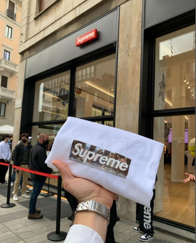 supreme Milan Box Logo tee  white L