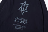 Kanye West DONDA August 5 Listening Event L/S T-shirt Black