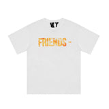 Vlone Frieds Summer Yellow Flames T-Shirt