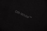 OFF-WHITE RUBBER STRIPES SKATE CREW SWEAT Black