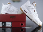 Nike Air Jordan 4 Retro x Levi's / "White - White"