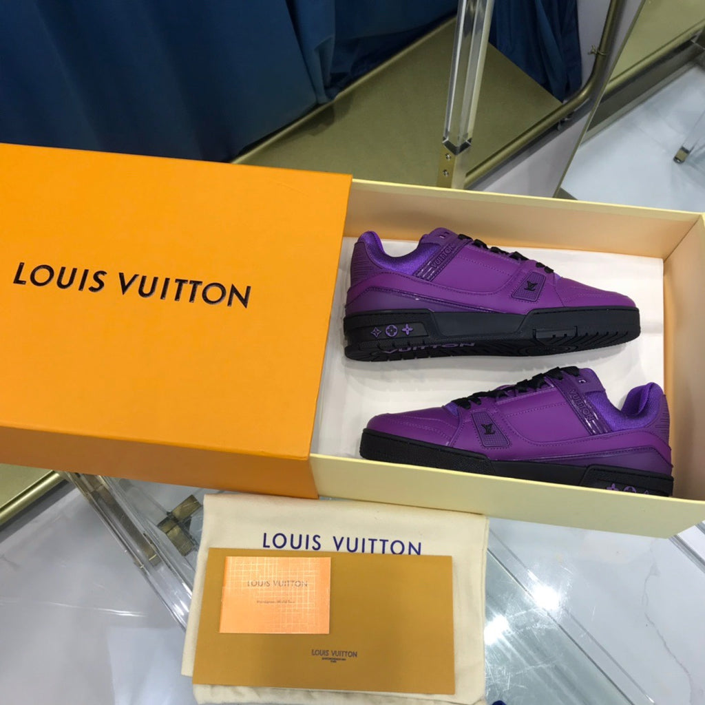 Louis Vuitton LV Trainer Violet Black
