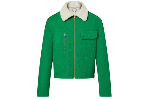 Monogram Workwear Denim Jacket Green | LOUIS VUITTON