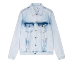 Off-White Diag Stripe Denim Jacket Blue/White