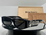 Palm Angels Angel Rectangle Frame Sunglasses Havana