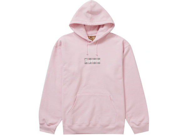 Supreme Burberry Box Logo Hooded Sweatshirt Light Pink – Tenisshop.la