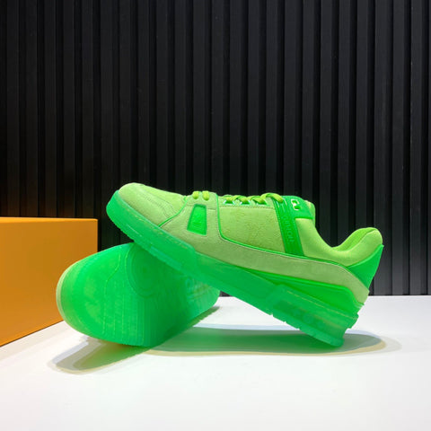 Louis Vuitton LV Trainer Fluroescent Green – Tenisshop.la