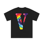 Vlone Frieds Tie Dye Rainbow T-Shirt