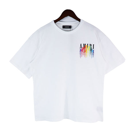 AMIRI Drip cotton jersey White T Shirt