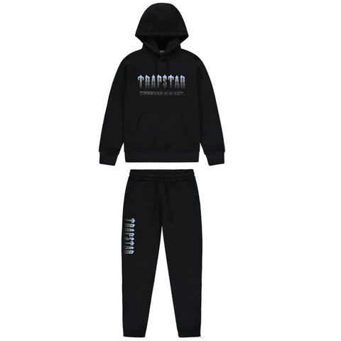 Tapstar Chenille Decoded 2.0 Hooded Tracksuit-Black/Grey