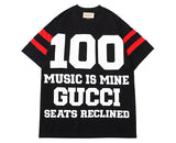GUCCI Music Is Mine 100 T Shirt Black