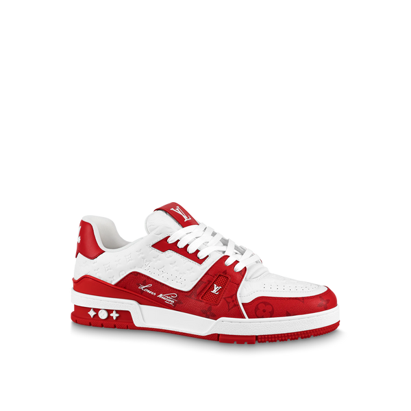 Louis Vuitton Trainer #54 Signature White Red – Tenisshop.la