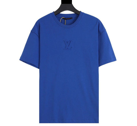 Louis Vuitton LV Debossed Tee Blue