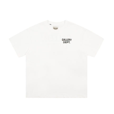 Gallery Dept. Logo Print Crew Neck T-Shirt