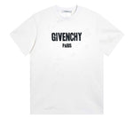GIVENCHY Paris Distressed Logo T Shirt White/Black