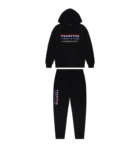 Trapstar Chenille Decoded 2.0 Hooded Tracksuit Black Revolution Edition