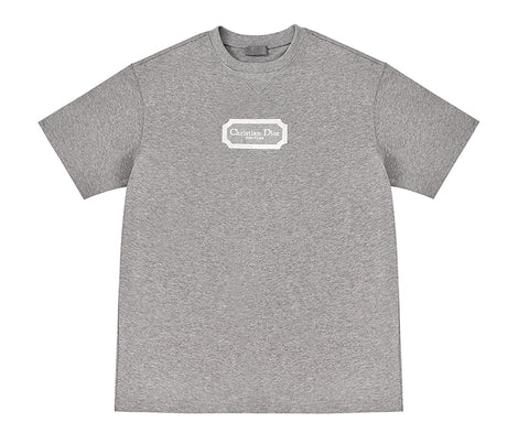DIOR Christian Dior Couture Relaxed-Fit Grey T-Shirt