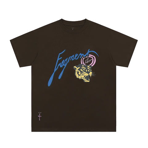 Travis Scott Cactus Jack For Fragment Icons Tee Brown