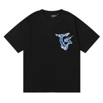 Trapstar 'Making Waves' T-Shirt - Black/Blue