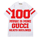 GUCCI Music Is Mine 100 T Shirt White