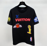 Louis Vuitton x NBA Crossover Round Neck Printing TShirt