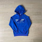 Trapstar Chenille Decoded 2.0 Hooded Tracksuit Dazzling Blue/White