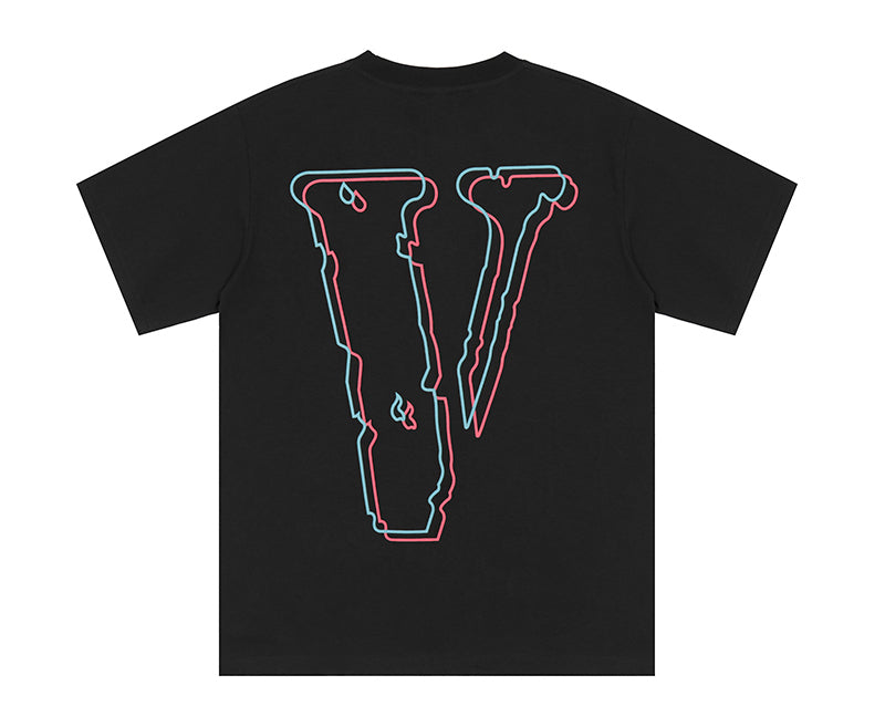 Vlone Friends Logo 3D T-Shirt Black – Tenisshop.la