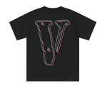 Vlone Friends Logo 3D T-Shirt Black