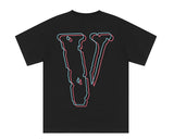 Vlone Friends Logo 3D T-Shirt Black