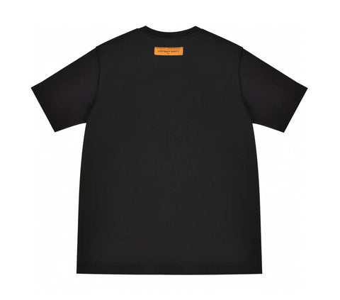 Louis Vuitton LV Fade Printed Long-sleeved T-Shirt BLACK. Size S0