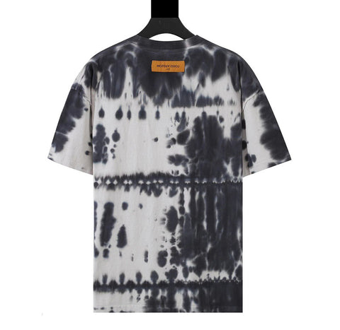Lv t-shirts sleeved for unisex l9gc0072 in 2023  Black and white t shirts,  Tie dye t shirts, Modified clothing