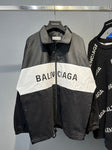 Balenciaga Black Logo zip-up Track Jacket