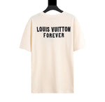 Louis Vuitton Upside Down LV Logo Pocket T Shirt Cream