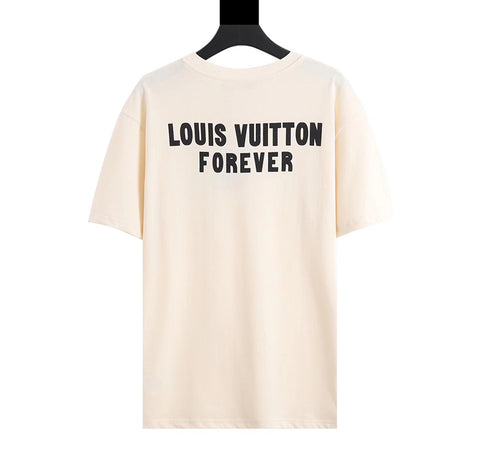 Louis Vuitton White Upside Down Logo Pocket T-Shirt
